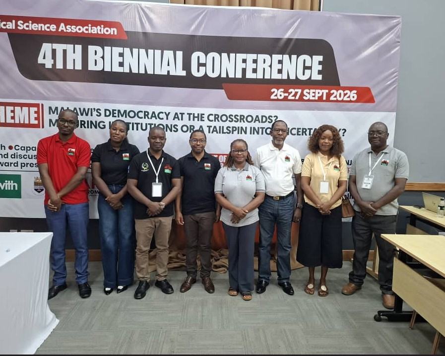 Dr George Chaima Elected Publicity Secretary of Malawi Political Science Association